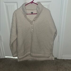 Aerie Cream Sherpa Sweater
